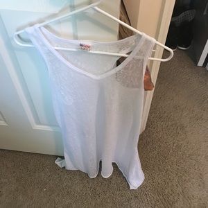 White Medium Swim Suit Cover Up